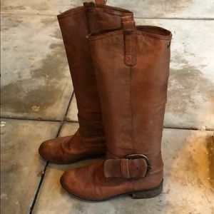 brown Steve Madden boots
